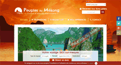 Desktop Screenshot of peuplesdumekong.com