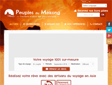 Tablet Screenshot of peuplesdumekong.com
